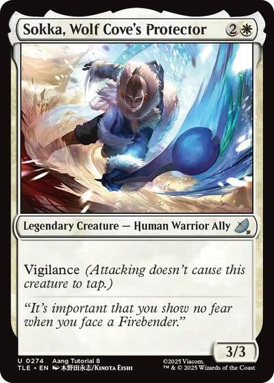 Sokka, Wolf Cove's Protector (0274) (Avatar: The Last Airbender: Eternal-Legal) Near Mint