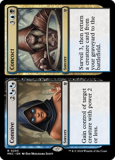 Connive / Concoct (Commander: Murders at Karlov Manor) Near Mint