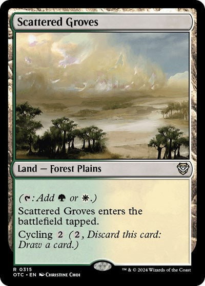Scattered Groves (Commander: Outlaws of Thunder Junction) Near Mint