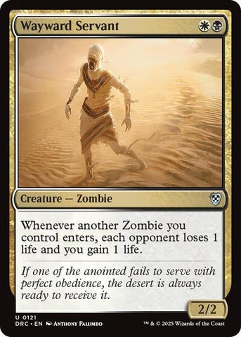 Wayward Servant (Commander: Aetherdrift) Near Mint