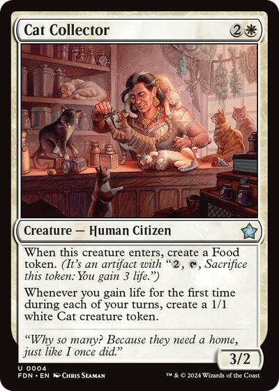 Cat Collector (Foundations) Light Play Foil