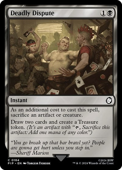 Deadly Dispute (Universes Beyond: Fallout) Near Mint Foil
