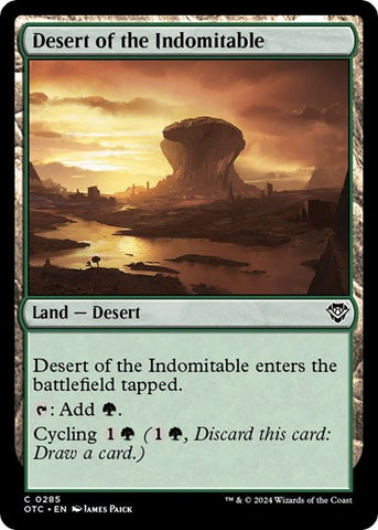 Desert of the Indomitable (Commander: Outlaws of Thunder Junction) Near Mint