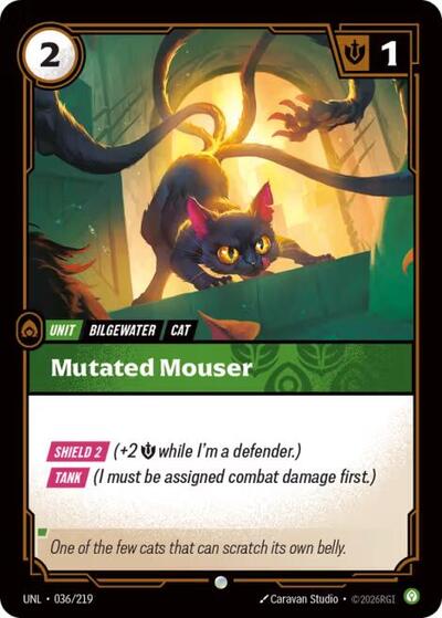 Mutated Mouser (Unleashed) Near Mint Foil