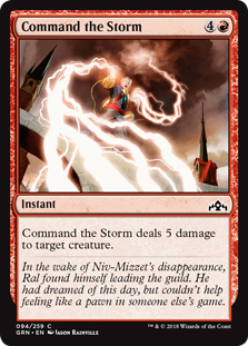 Command the Storm (Guilds of Ravnica) Near Mint Foil