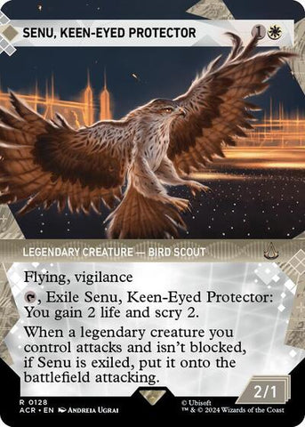 Senu, Keen-Eyed Protector (Showcase) (Universes Beyond: Assassin's Creed) Near Mint Foil