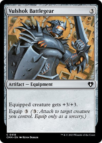 Vulshok Battlegear (Commander Masters) Near Mint Foil