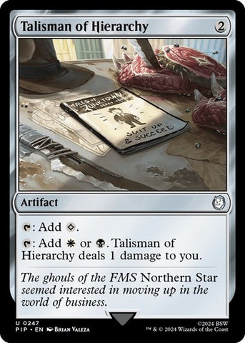 Talisman of Hierarchy (Universes Beyond: Fallout) Near Mint