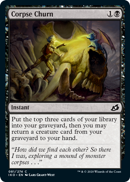 Corpse Churn (Ikoria: Lair of Behemoths) Near Mint Foil