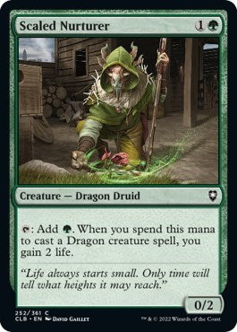 Scaled Nurturer (Commander Legends: Battle for Baldur's Gate) Near Mint Foil