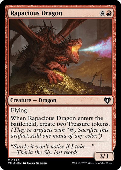 Rapacious Dragon (Commander Masters) Near Mint Foil