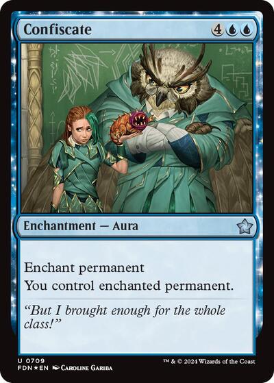 Confiscate (Foundations) Near Mint Foil