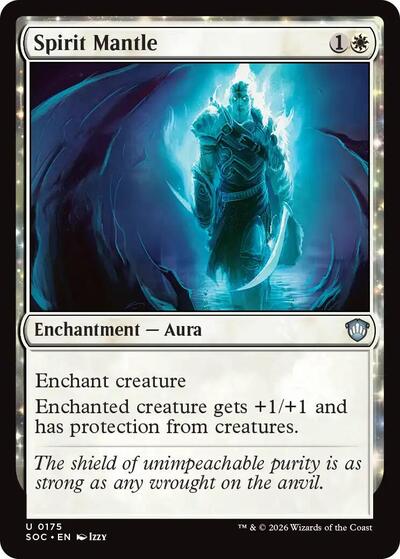 Spirit Mantle (Commander: Secrets of Strixhaven) Near Mint