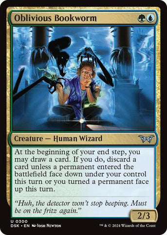 Oblivious Bookworm (0300) (Duskmourn: House of Horror) Near Mint