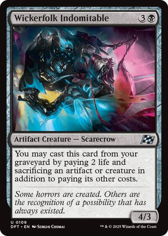Wickerfolk Indomitable (Aetherdrift) Near Mint