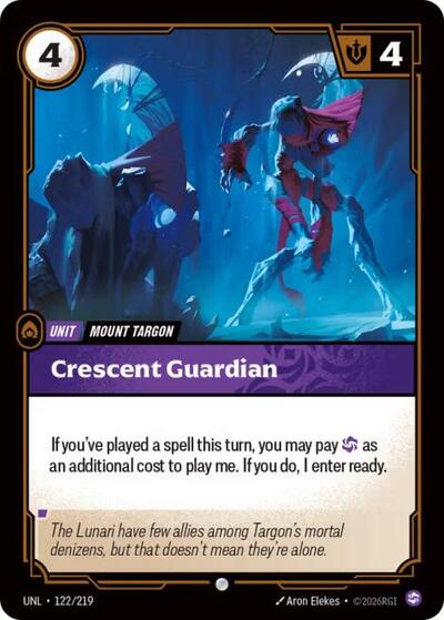 Crescent Guardian (Unleashed) Near Mint Foil