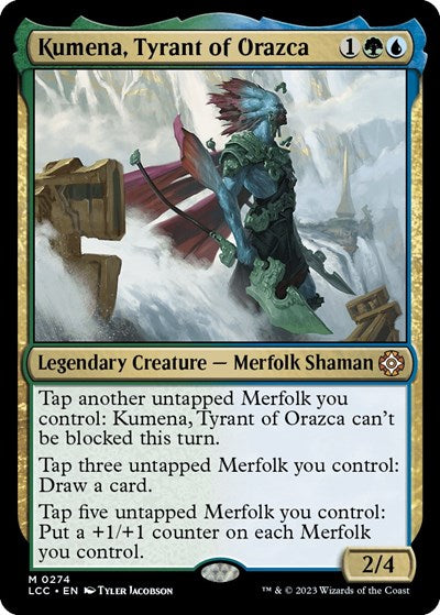 Kumena, Tyrant of Orazca (Commander: The Lost Caverns of Ixalan) Near Mint