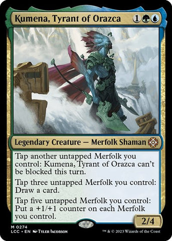 Kumena, Tyrant of Orazca (Commander: The Lost Caverns of Ixalan) Near Mint