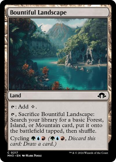 Bountiful Landscape (Modern Horizons 3) Near Mint Foil