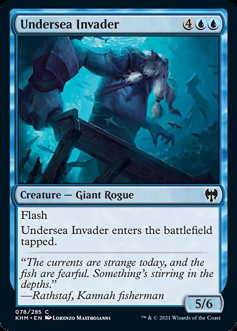 Undersea Invader (Kaldheim) Near Mint Foil