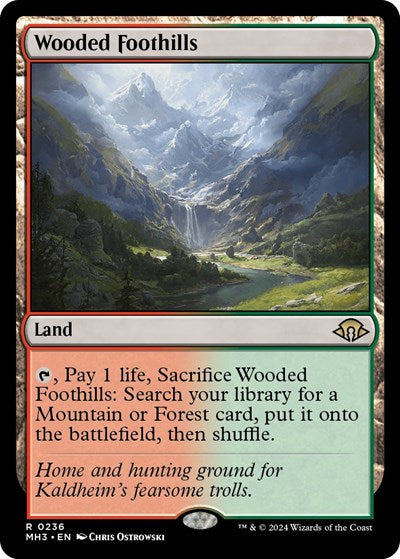 Wooded Foothills (Modern Horizons 3) Near Mint Foil