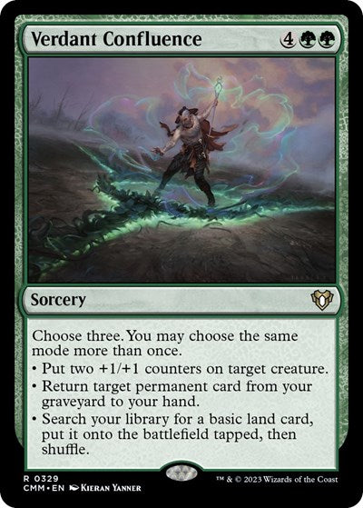 Verdant Confluence (Commander Masters) Near Mint Foil