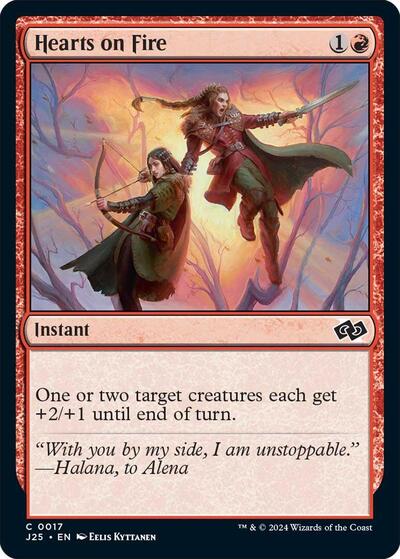Hearts on Fire (Foundations Jumpstart) Near Mint