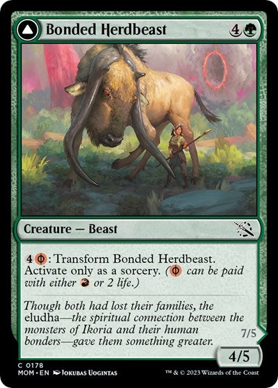 Bonded Herdbeast (March of the Machine) Near Mint