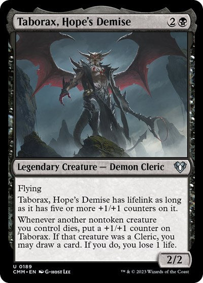 Taborax, Hope's Demise (Commander Masters) Near Mint