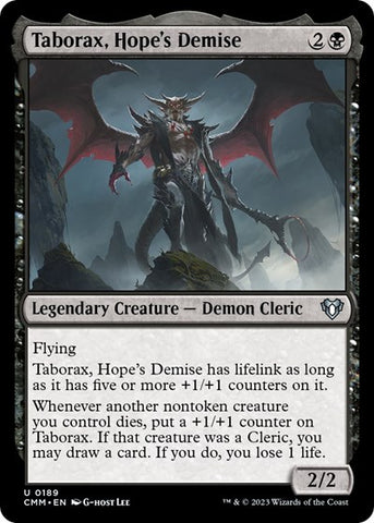 Taborax, Hope's Demise (Commander Masters) Near Mint