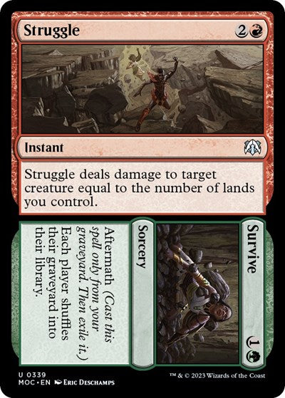 Struggle / Survive (Commander: March of the Machine) Near Mint