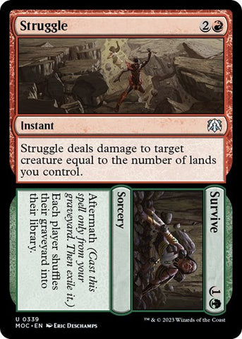 Struggle / Survive (Commander: March of the Machine) Near Mint