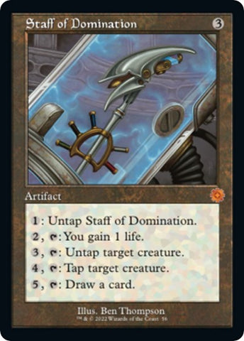 Staff of Domination (The Brothers' War: Retro Frame Artifacts) Near Mint