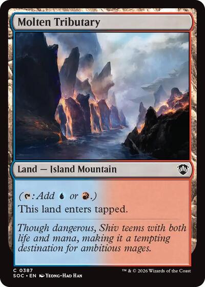 Molten Tributary (Commander: Secrets of Strixhaven) Near Mint