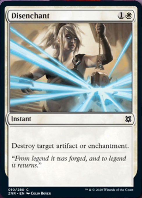 Disenchant (Zendikar Rising) Near Mint Foil