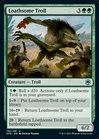 Loathsome Troll (Adventures in the Forgotten Realms) Near Mint