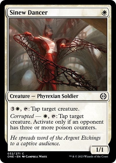 Sinew Dancer (Phyrexia: All Will Be One) Near Mint Foil