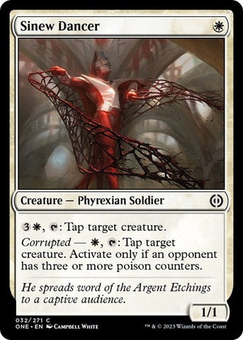Sinew Dancer (Phyrexia: All Will Be One) Near Mint Foil