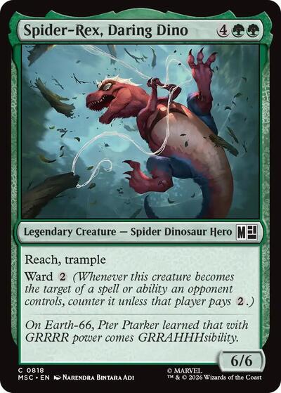 Spider-Rex, Daring Dino (Commander: Marvel Super Heroes) Near Mint
