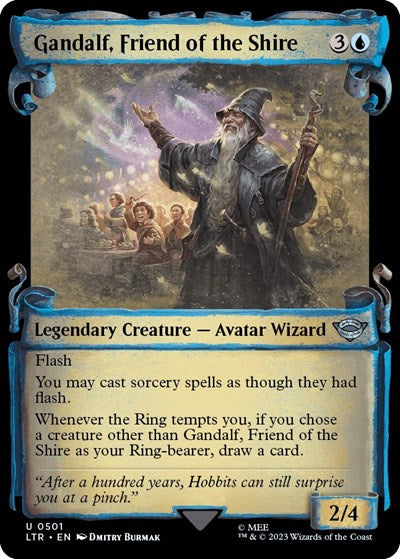 Gandalf, Friend of the Shire (Showcase Scrolls) (Universes Beyond: The Lord of the Rings: Tales of Middle-earth) Near Mint
