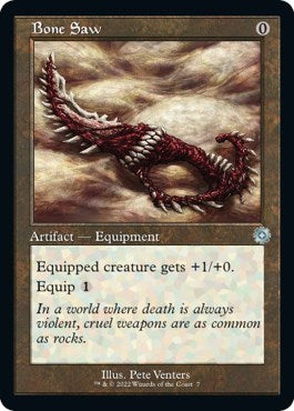Bone Saw (The Brothers' War: Retro Frame Artifacts) Near Mint Foil