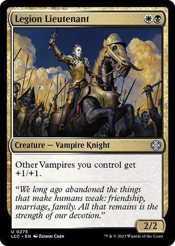 Legion Lieutenant (Commander: The Lost Caverns of Ixalan) Near Mint