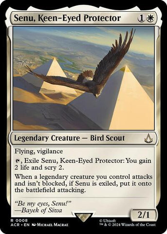 Senu, Keen-Eyed Protector (Universes Beyond: Assassin's Creed) Near Mint Foil