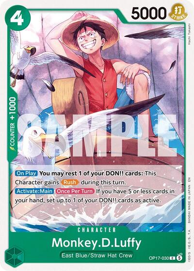 Monkey.D.Luffy (030) (The World's Strongest Warriors) Near Mint