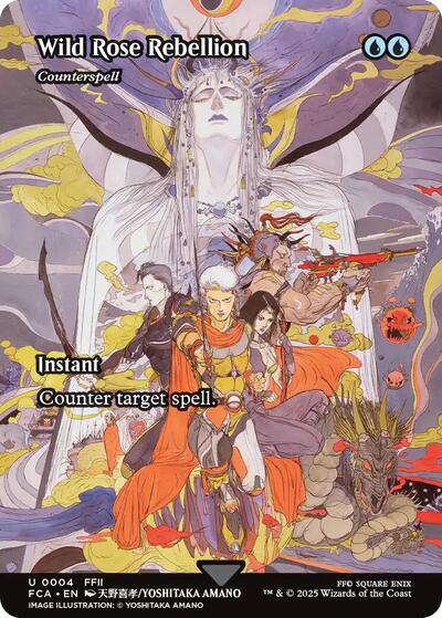 Wild Rose Rebellion - Counterspell (Showcase) (Universes Beyond: FINAL FANTASY: Through the Ages) Near Mint