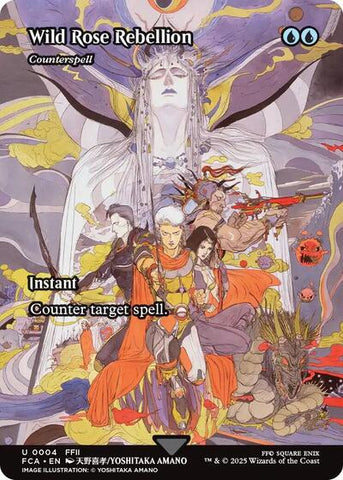 Wild Rose Rebellion - Counterspell (Showcase) (Universes Beyond: FINAL FANTASY: Through the Ages) Near Mint