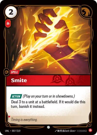Smite (Unleashed) Near Mint Foil