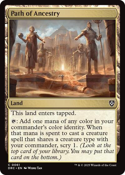 Path of Ancestry (0061) (Commander: Aetherdrift) Near Mint