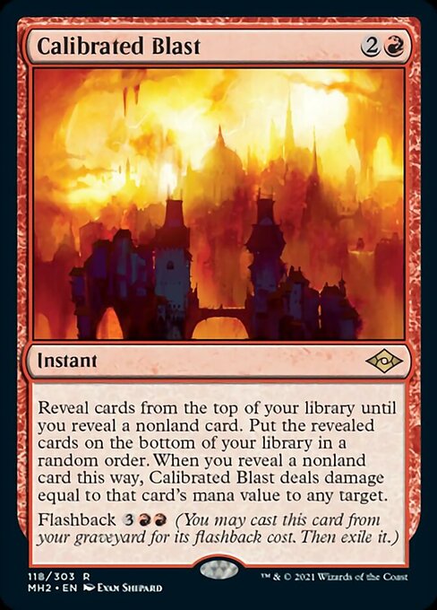 Calibrated Blast (Modern Horizons 2) Near Mint