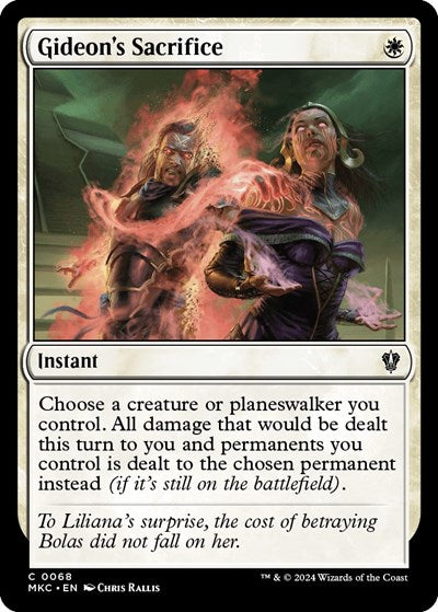 Gideon's Sacrifice (Commander: Murders at Karlov Manor) Near Mint